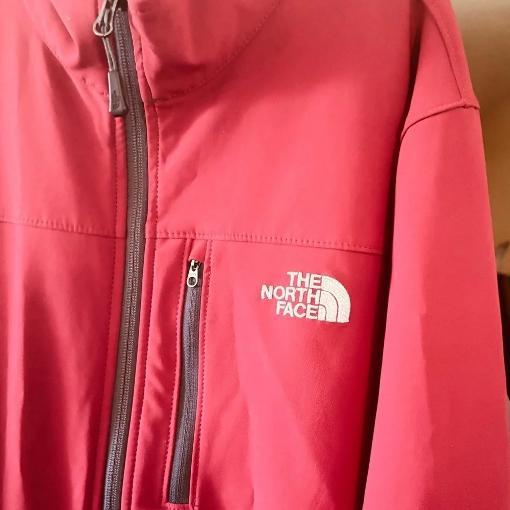 The Northface color block zipper jacket